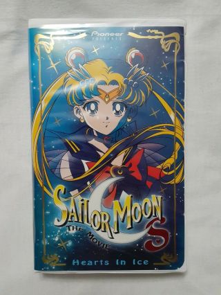 Sailor Moon S The Movie - Hearts In Ice Vhs 1994 Rare Clamshell English Dub
