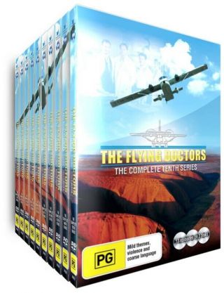 The Flying Doctors Rare Dvd 48 - Disc Box Set Australian Complete Tv Series 1 - 10