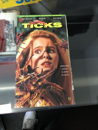Ticks (vhs,  1993) Rare Htf Horror - Oop Movie Tape