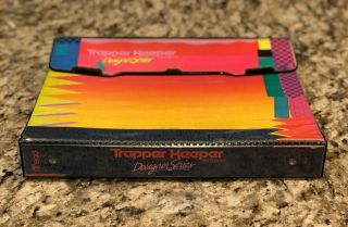 Vintage Rare 1988 Mead Trapper Keeper Designer Series 3 Ring Binder W/ Folder