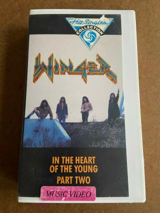 Winger - In The Heart Of The Young Pt.  2 1991 Rare Vhs Hair Metal
