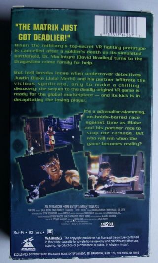 Expect to Die VHS David Bradley VERY RARE Movie SCI - FI HTF 2