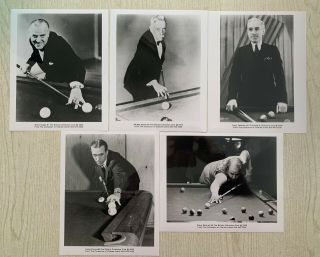 Rare Five Pool And Billiard Black And White Photos - Only $30.  00
