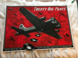 Twenty One Pilots Concert Poster Screenprint Emek Very Rare