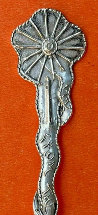 Boston Massachusetts Old South Church Sterling Silver Souvenir Spoon