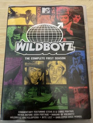Mtv Wildboyz The Complete First Season 1 Dvd,  2004,  2 - Disc Set Steve - O Rare Oop
