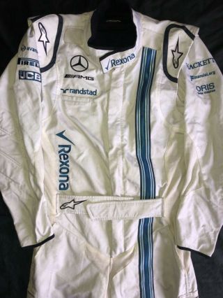 Williams Martini F1 Team Pit Crew Suit✔️rare Alpinestars Nomex Suit✔very Rare ✔