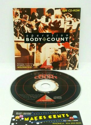 Vintage Operation Body Count,  Corridor 7,  Zorro,  Demos By Capstone Rare 1994