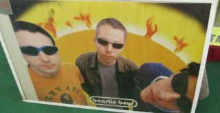 Beastie Boys Poster 1990s Rare Vintage Collectible Oop