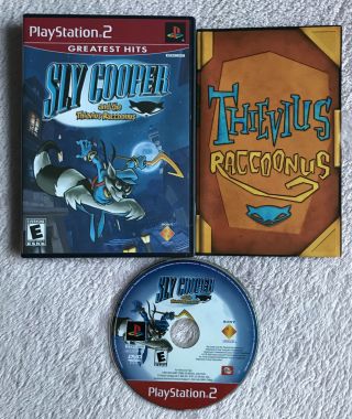 Sly Cooper And The Thievius Raccoonus (playstation 2) Cib Complete Ps2 Sony Rare
