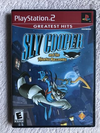 Sly Cooper and the Thievius Raccoonus (PlayStation 2) CiB Complete Ps2 Sony Rare 2