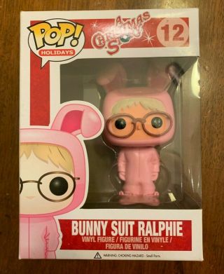 Bunny Suit Ralphie Funko Pop W/ Protector 100 Authentic Rare Christmas Story