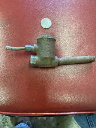 Fuller And Johnson Fuel Check Valve Cast Iron Antique Hit And Miss Gas Engine