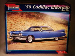 1959 Cadillac Eldorado Seville Hardtop - Skill Level 3 - Model Car Kit