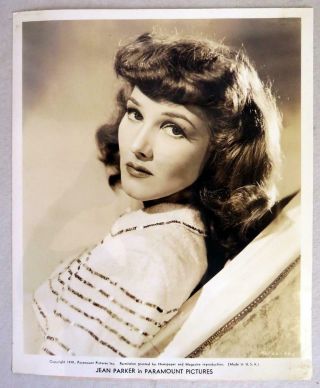 Vintage 1941 Jean Parker Paramount Pictures Headshot Photo Rare