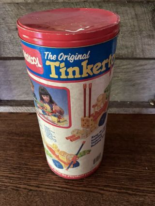 Vintage 1986 Playskool The Tinkertoy Set