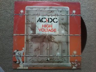 Ac/dc Vinyl Lp High Voltage,  Blue Roo 1st Press Bon Scott Broonzy Rare