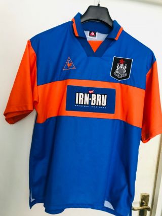 Queens Park Fc Irn Bru Football Shirt Le Coq Sportif Rare 1980s 1990s Retro
