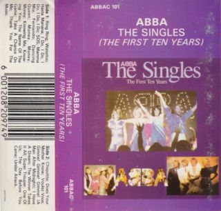Abba - Singles - First Ten Years - Exclusive Rare South African Cassette Tape