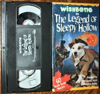 Wishbone: The Legend Of Sleepy Hollow (vhs) The Dog.  Good Cond.  Rare.  Halloween