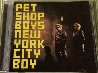 The Pet Shop Boys York City Boy Rare Oop 9 Track Remix Cd