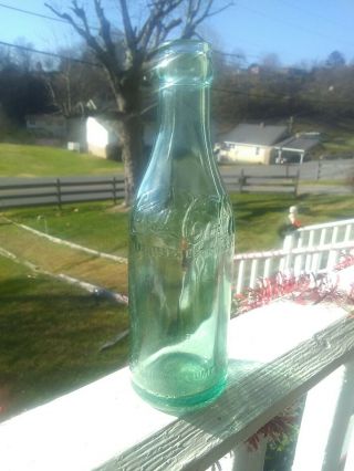 Rare Coca Cola Straight Sided Green Bottle Crown Top Norfolk Va Shoulder Script