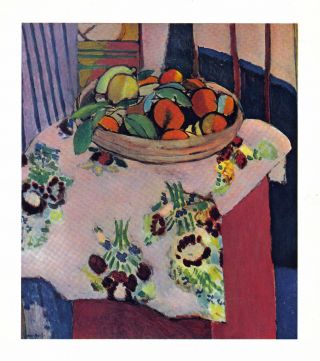 Henri Matisse 1939 Lithograph W/coa.  Naranja Oranges Classic Print Very Rare Art