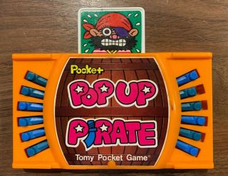 Pocket Pop Up Pirate Tomy Pocket Game Popup Rare