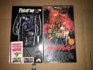 Vhs Friday The 13th Vintage Horror 19801994 Gateway Paramount Rare Kevin Bacon