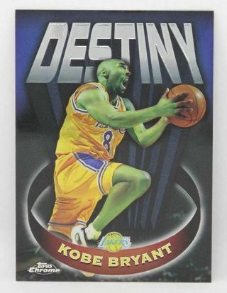 Kobe Bryant 1997 - 98 Topps Chrome Destiny D5 - Los Angeles Lakers - Rare -