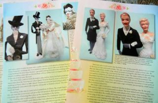 9p History Article - Antique VTG Wedding Cake Toppers Figures Florals - Mario 2