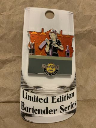 Hard Rock Cafe Four Winds Limited Edition Bartender Series Pin Rare