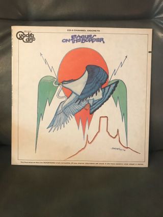 The Eagles " On The Border " Quadraphonic Cd - 4 Cut - Out,  Vinyl Rare