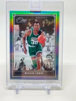 2019 - 20 Panini One And One Reggie Lewis 09/25 Blue Rare Card Appearance