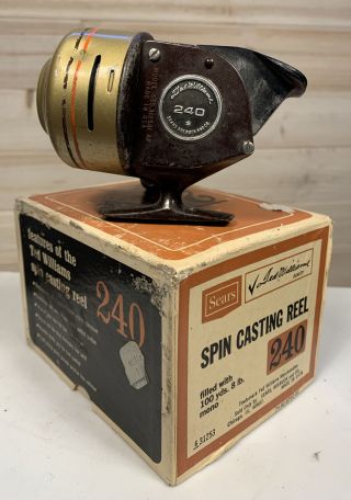 Vintage Sears Ted Williams 240 Model 31253 Spin Casting Reel