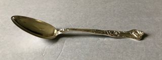 Antique R W & S Wallace 1906 PEONY 5 7/8 in.  Sterling Silver Teaspoon Spoon 3