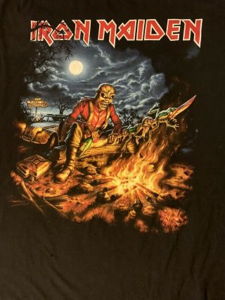 Iron Maiden 2014 French Event Shirt Very Rare