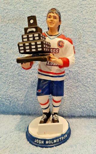 Umass Lowell Hockey Statue - Josh Holmstrom; 7 " ; Very Rare; College Hockey