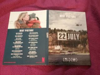 22 July Full Color Cover 2018 Fyc Dvd Rare Nmint Unplayed Htf