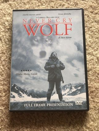 Never Cry Wolf (dvd,  2002) Charles Martin Smith Anchor Bay Rare Oop W/insert
