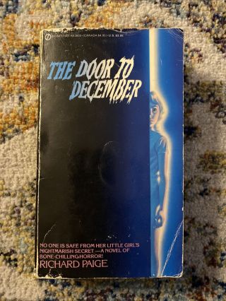 Richard Paige (dean Koontz) The Door To December 1985 Very Rare 1st Printing