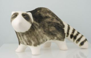 Strawberry Hill Pottery Werkshop Rare Large Raccoon Made In Canada