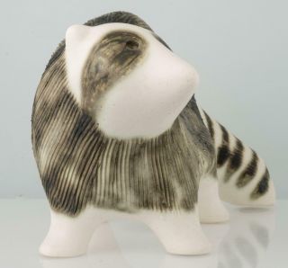 Strawberry Hill Pottery Werkshop Rare Large Raccoon Made in Canada 3
