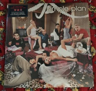 Simple Plan No Pads No Helmets.  Just Balls Lp On Red Vinyl Colored Rare Limited