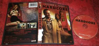 Hardcore (dvd 2004) Oop/rare George C.  Scott,  Paul Schrader From 1979/ Ex Rental