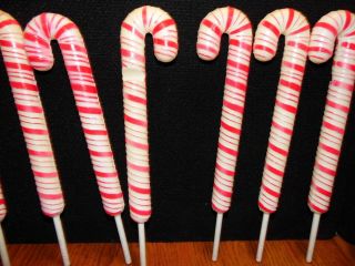 Vintage Blow Mold Candy Cane Yard Stakes Christmas Light Holders J S N Y Rare 3