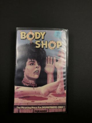 Body Shop Vhs Aka Doctor Gore Horror Cult Rare Oop Hard To Find Sci - Fi 1973