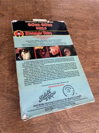 Gore Gore Girls Rare Midnight Video Horror VHS 6