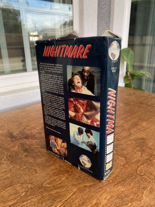 Nightmare Rare Continental Video Big Box Horror VHS 3