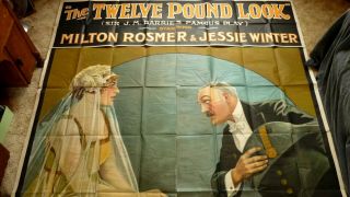 6 Sheet Movie Poster 1920 Rare